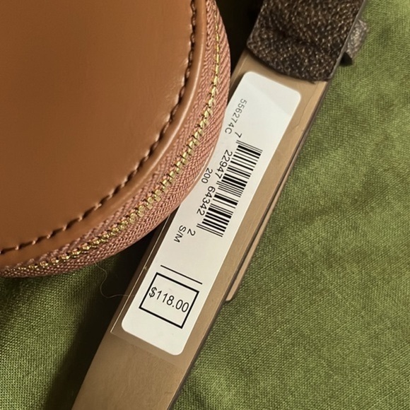 Brand New Michael Kors Genuine Leather Double Pouch Brown Belt Bag Fanny Pack - Picture 7 of 16